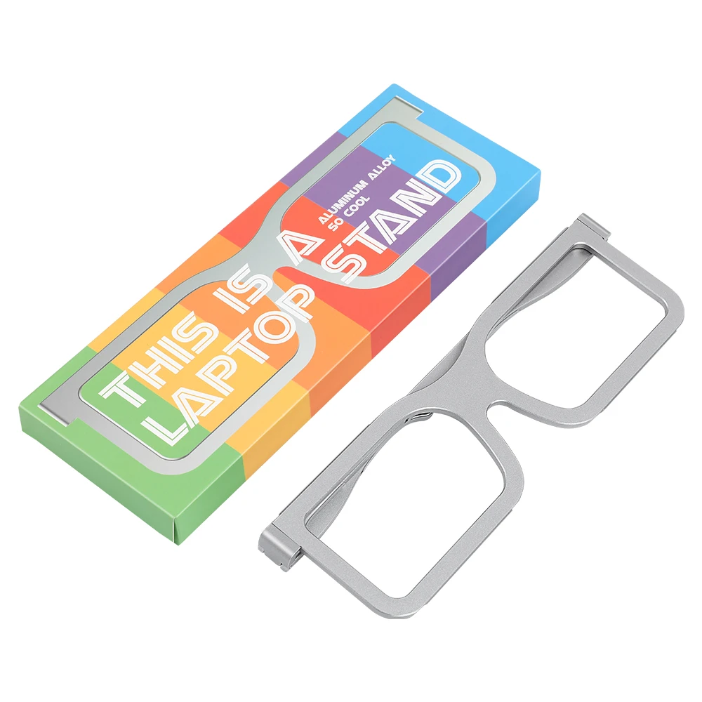 Алюминиевый мини держатель для компьютера подставка ноутбука Настольный