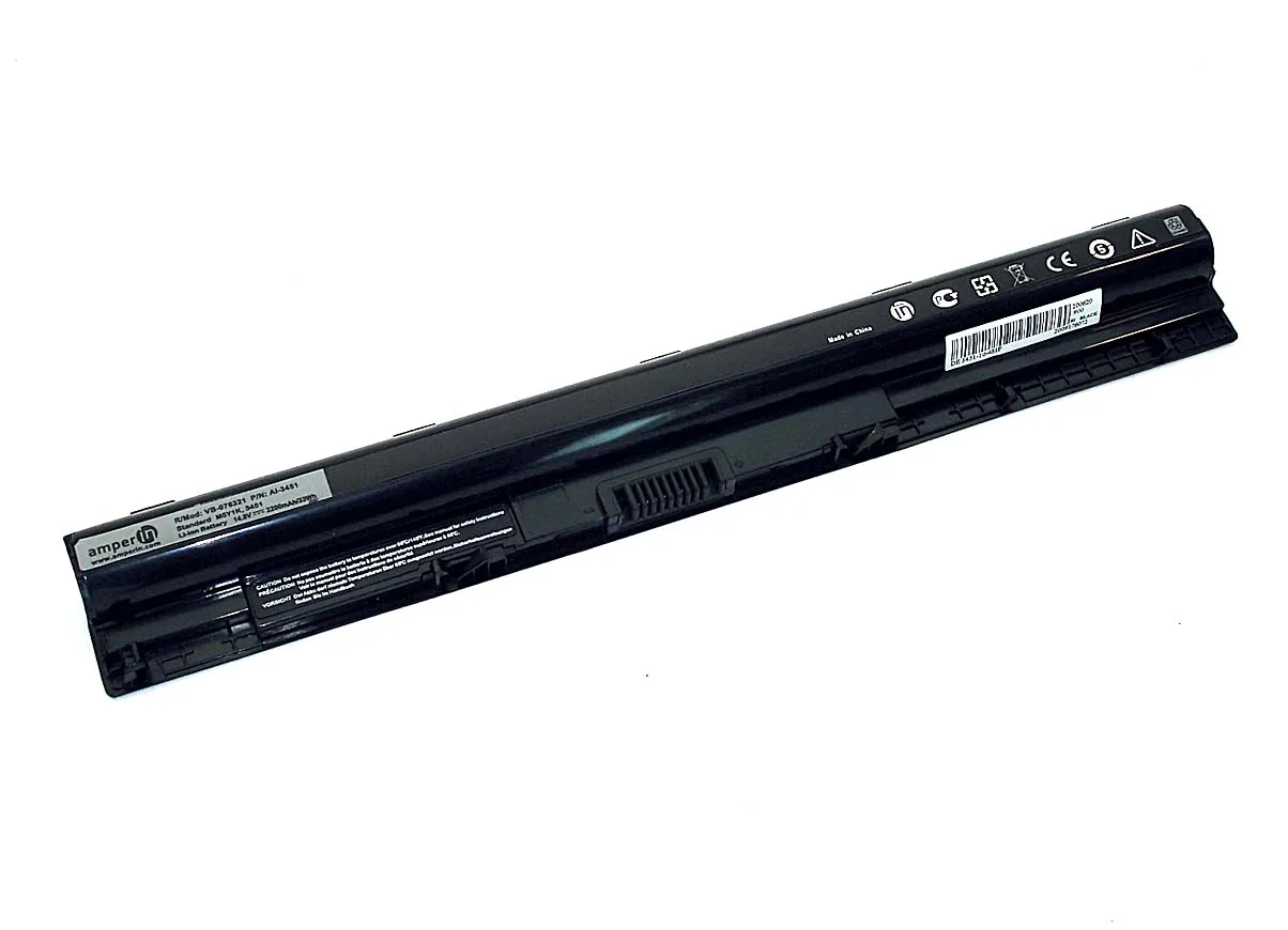 Аккумуляторная батарея Amperin для ноутбука Dell Inspiron 14-3451 (M5Y1K) 14 8V 2200mAh AI-3451 - купить по