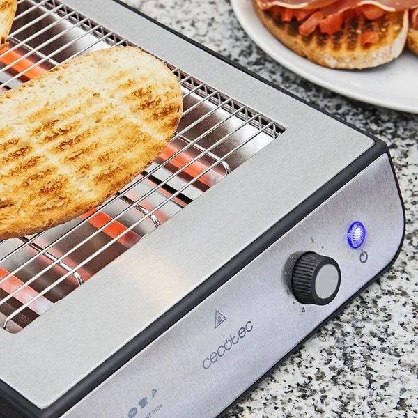 Тостер Cecotec Turbo EasyToast 900W Inox|Тостеры| |