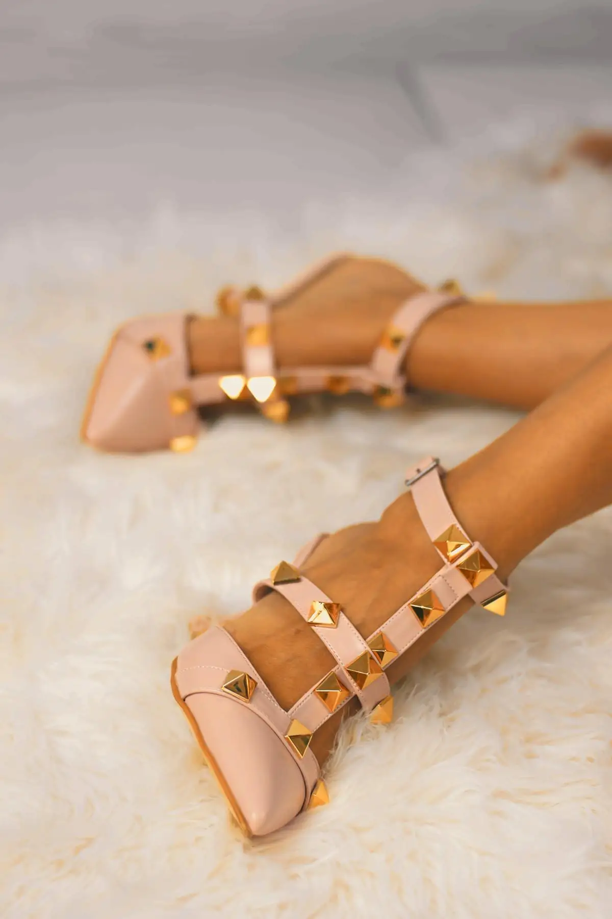 

Angel Powder Women 'S Heels Shoes new season high heels metal detail ankle women's fashion