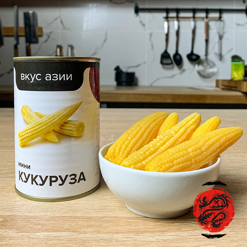 Кукуруза мини консервированная Вкус Азии