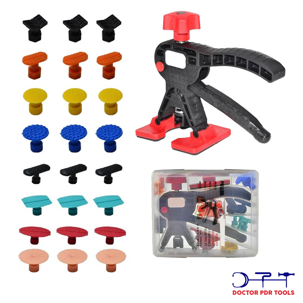 comprar Carro Paintless Dent Repair Pdr Mini Levantador De Cola Guia Dent Extrator + 24 Guias Remoção Autobady Paintless Sistema Reparo Inteligente