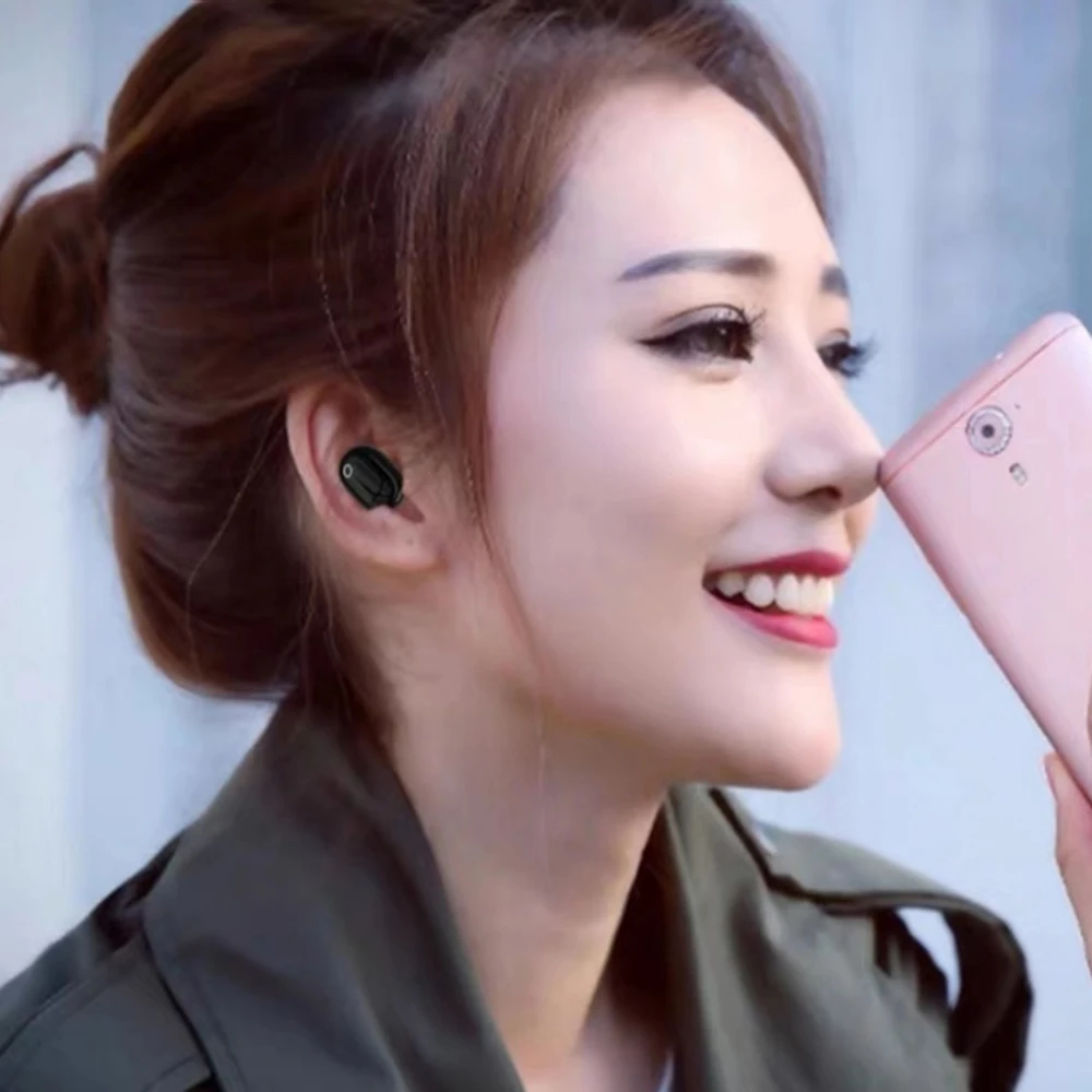Беспроводные мини наушники F2 Hi Fi TWS Bluetooth 5 0 игровая гарнитура с шумоподавлением