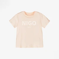 nigo childrens letter embroidered cotton short sleeve t shirt nigo38832