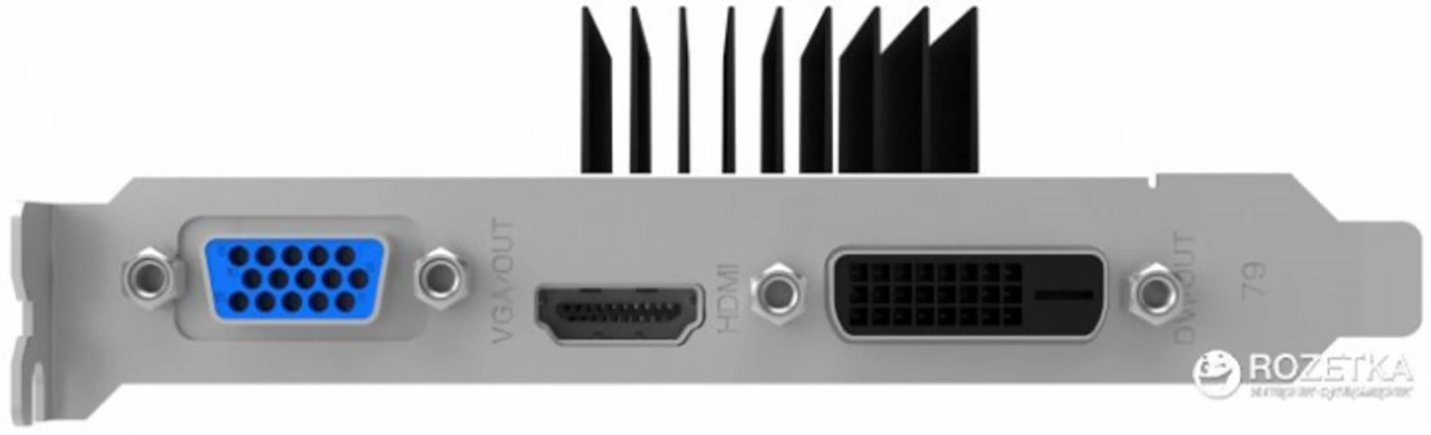 Palit PCI-Ex GeForce GT 710 2048 Мб DDR3 (64 бит) (954/1600) (VGA DVI HDMI) (NEAT7100HD46-2080H) | Компьютеры и офис