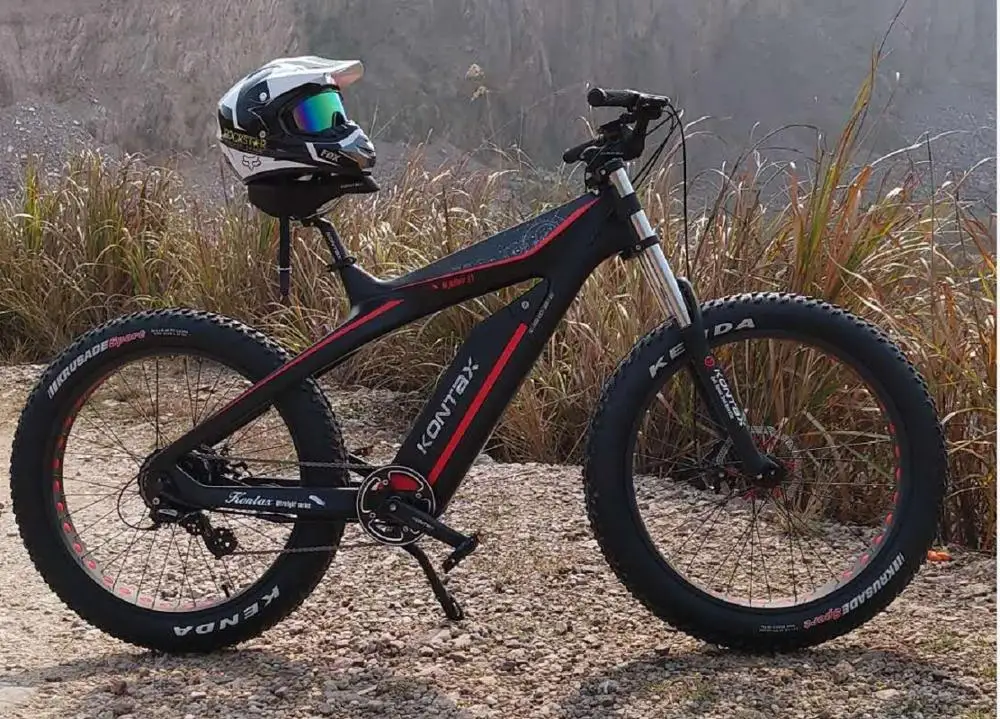 26 дюймов Электрический велосипед из углеродного волокна электрический с