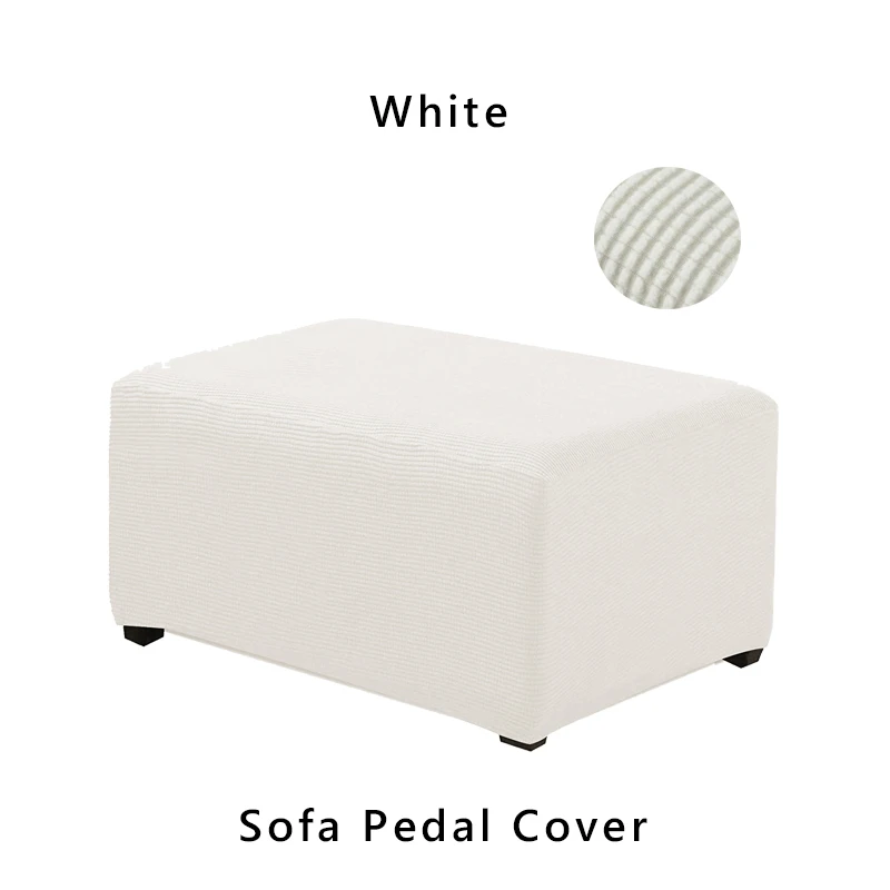 Эластичный прямоугольный чехол оттоманка для хранения защитный спандекс