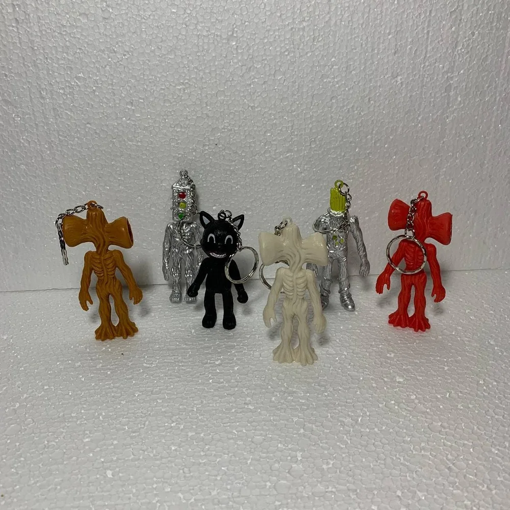 Сиреноголовый SCP фигурки 10см хорор брелок набор |