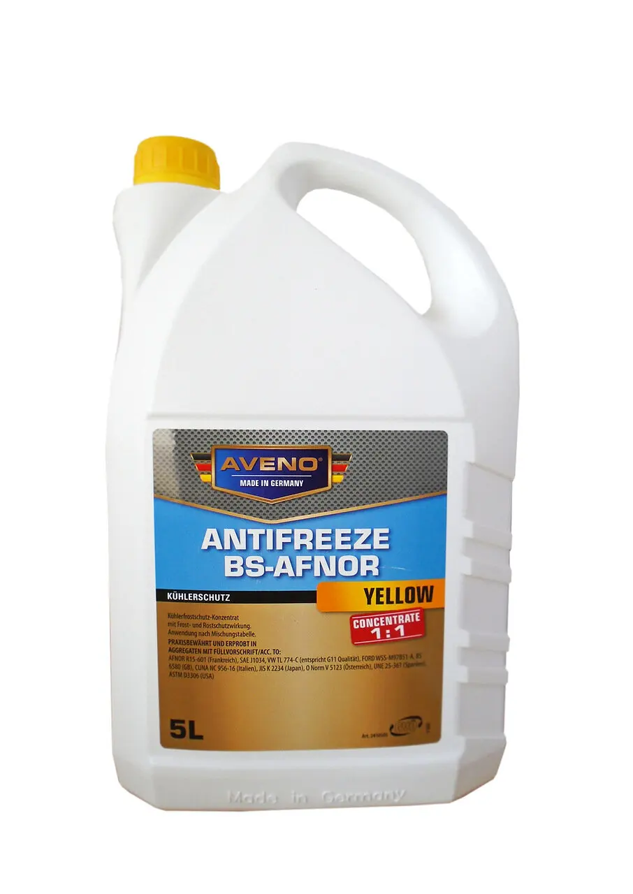 Антифриз концентрированный AVENO Antifreeze BS AFNOR (5л)|Антифриз/охлаждающая вода| |
