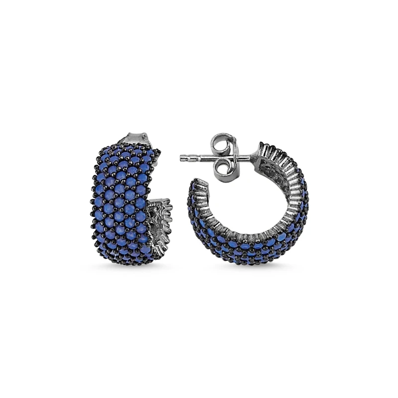 

Серебряные 925 пробы с родиевым покрытием 5 должны Nano Gemstone Tamtur серьги