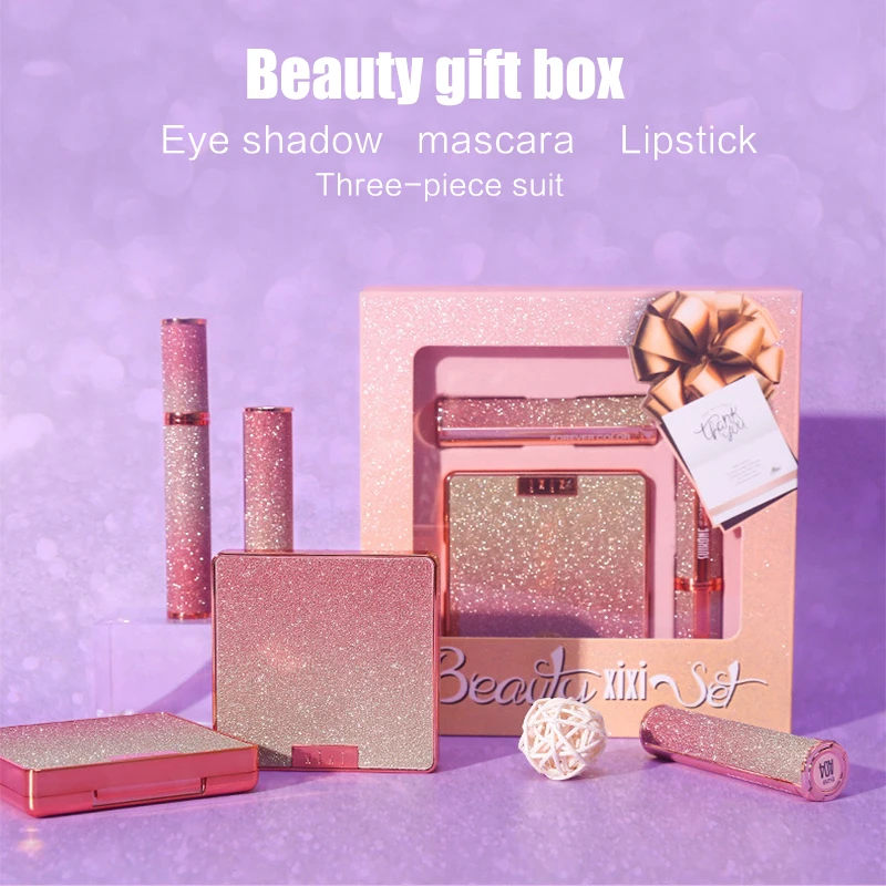 Ежедневное использование косметики наборы для макияжа включая тени век тушь