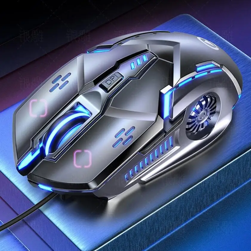 

Проводная игровая мышь G5, подсветка для компьютера и ноутбука, 6 кнопок, USB