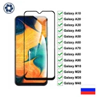 Защитное стекло 9D для Samsung Galaxy A10 A30 A40 A50 A51 A6 A6 + A710 A720 A750 A8 A8 + A9 M10 M11 M20 M21 M30 M31