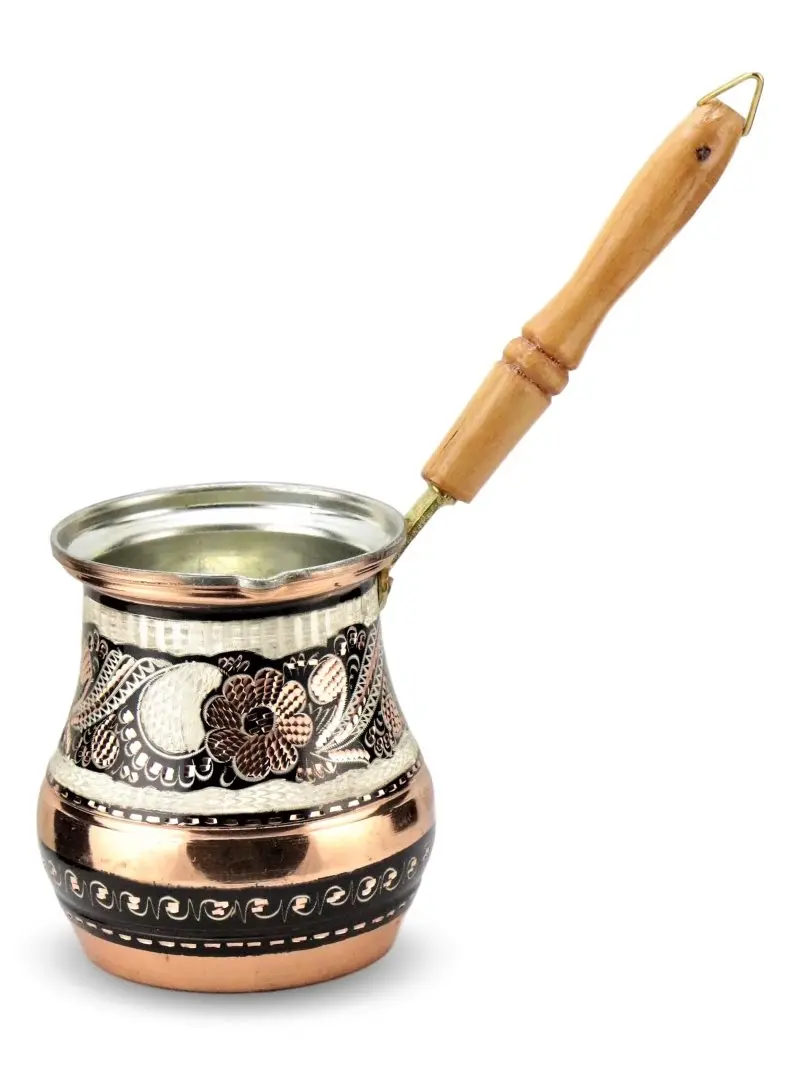 

Rose Flower Copper Milk Pot Coffee Pot