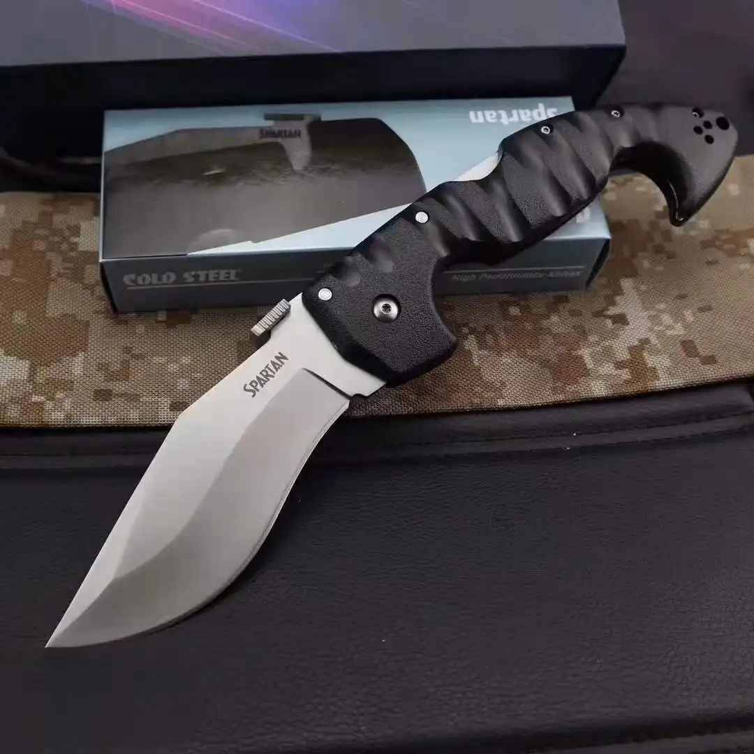 Холодная сталь Спартанский воин складные ножи острыми AUS 8 лезвие волна Non slip