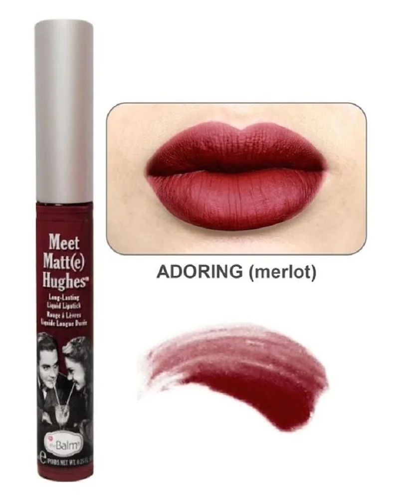 

The Balm Meet Matte Hughes (Adoring) Long Lasting Liquid Lipstick Matte Finish Lip Make up