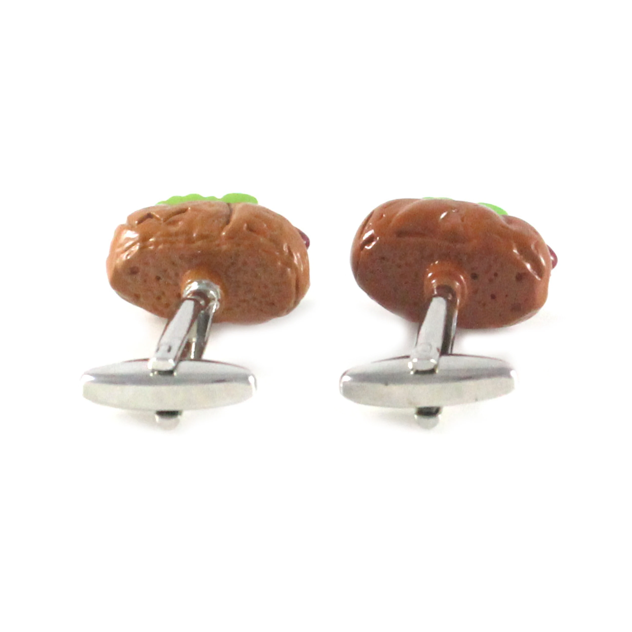 Мужская новинка запонки Hotdog колбаса сэндвич бангер на день рождения отца подарок