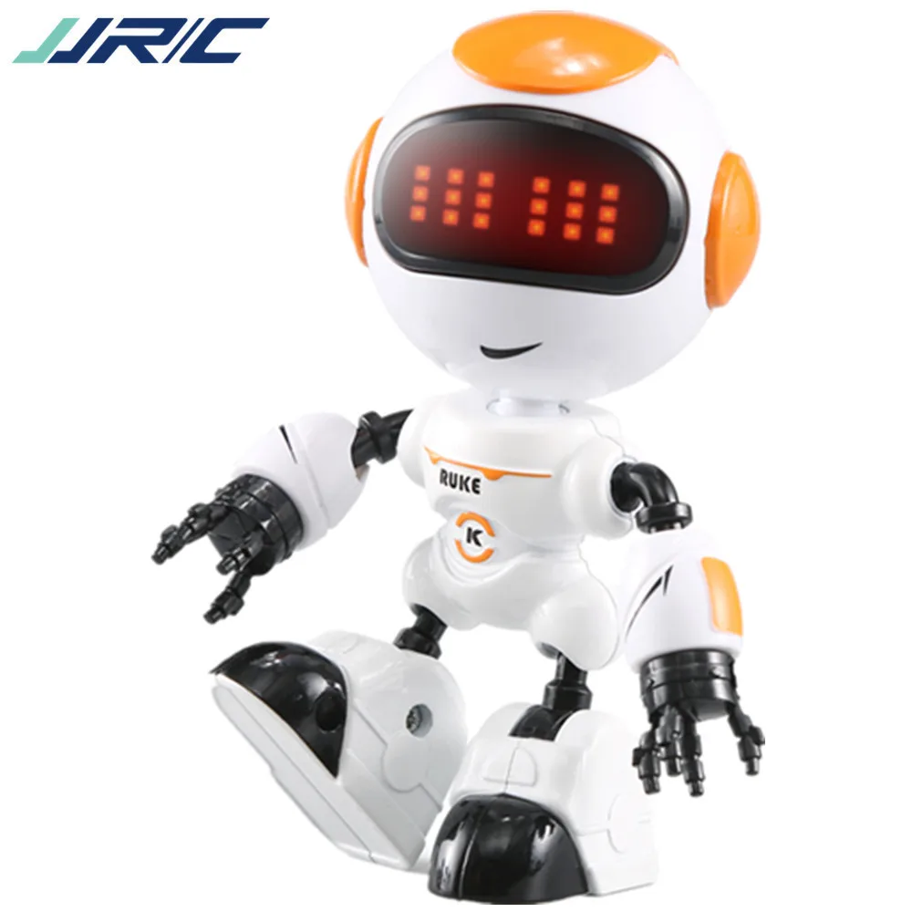

JJRC R8 Robot Gesture Mini Smart Voiced Intelligent LED Eyes RC DIY Robots Blue Green Orange Robo Toys For Mobile phone stents