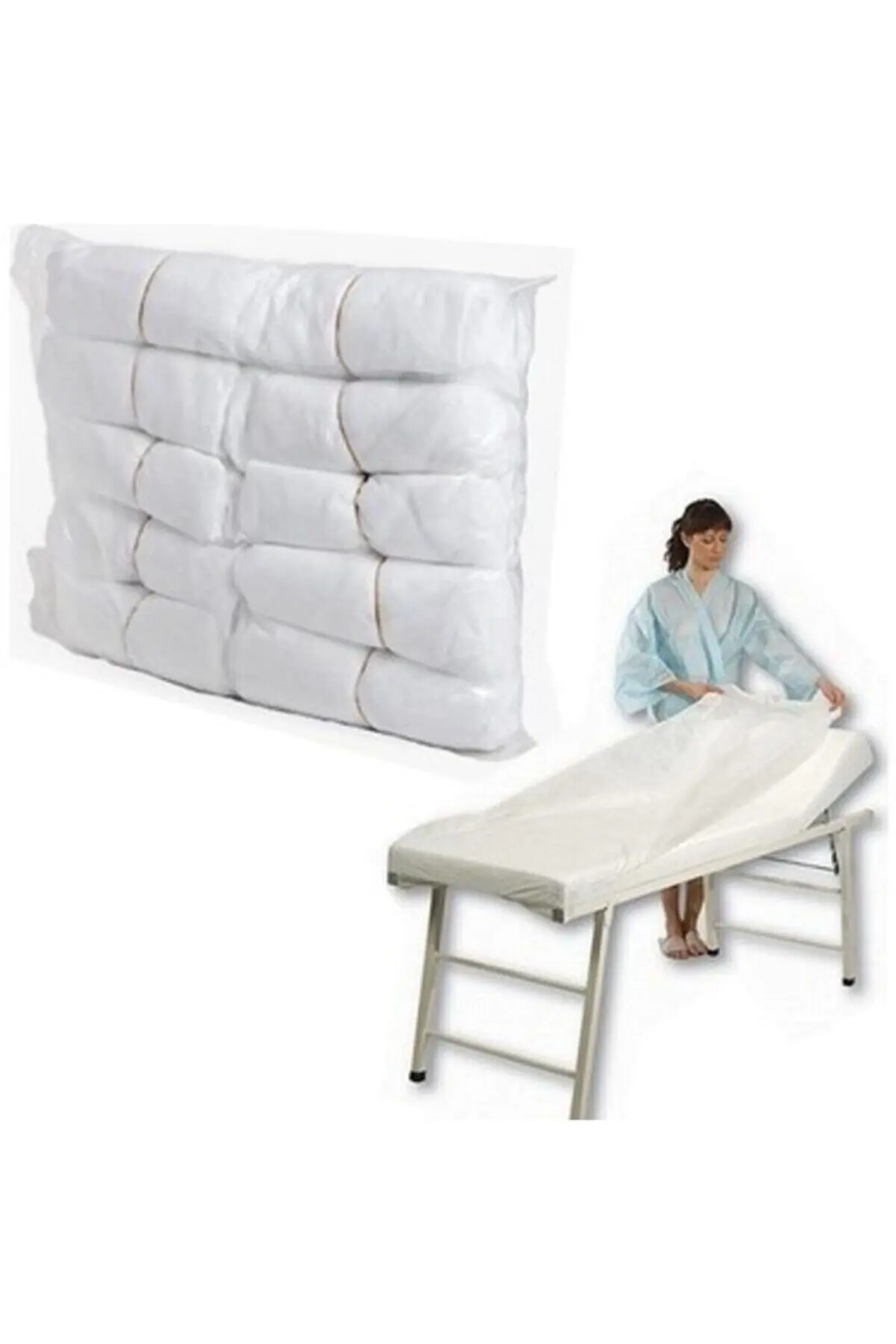 Fitted Massage Table Beauty Care Accessories 80x220cm