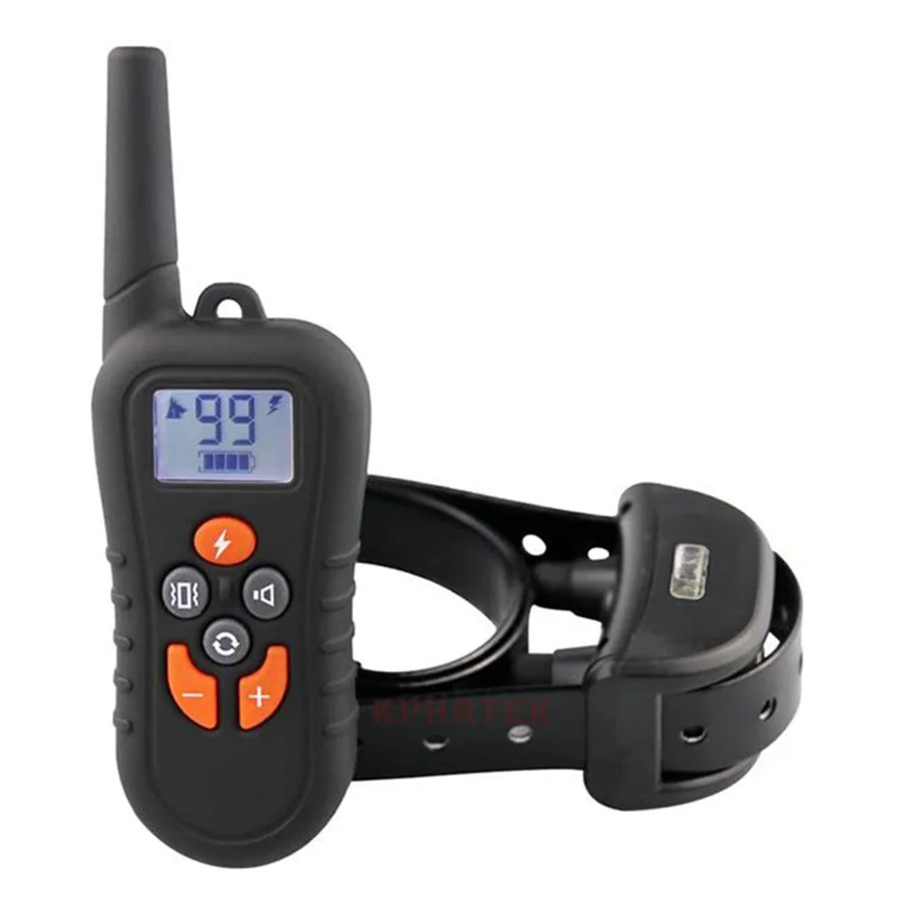 

M919C Waterproof Remote Control Anti-barking Device Dog Trainer Rechargeable Static Shock Vibration Dog Training Collar