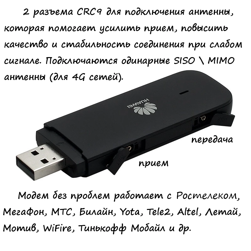 Разблокированный Модем Huawei e3372h 320 LTE 4G 3G e3372 хуавей 3372 usb е3372 работает 24\7 internet