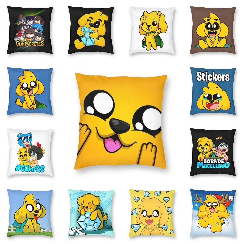 

Cute Mikecrack Funny Meme Pillowcover Home Decorative Cartoon Cushion Cover Throw Pillow for Living Room Double-sided Printing