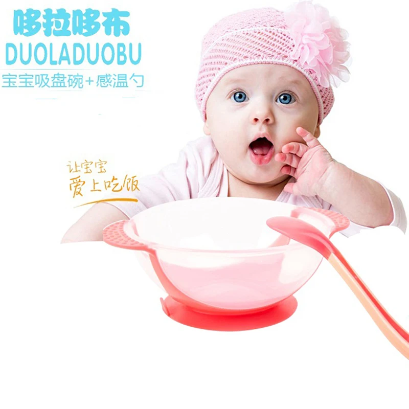 Набор чашек для детей тренировочная миска ложка столовый сервиз обучающая с