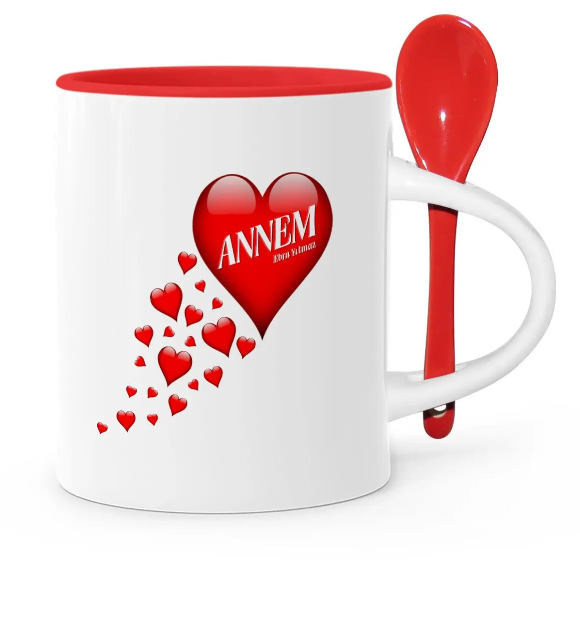 Персонализированные мама красная ложка кружка чашка 1|Кружки| |