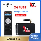 Приставка Смарт-ТВ UGOOS X4 Cube, 2 + 16 ГБ, Android 11, Amlogic S905X4, Wi-Fi 1000 м