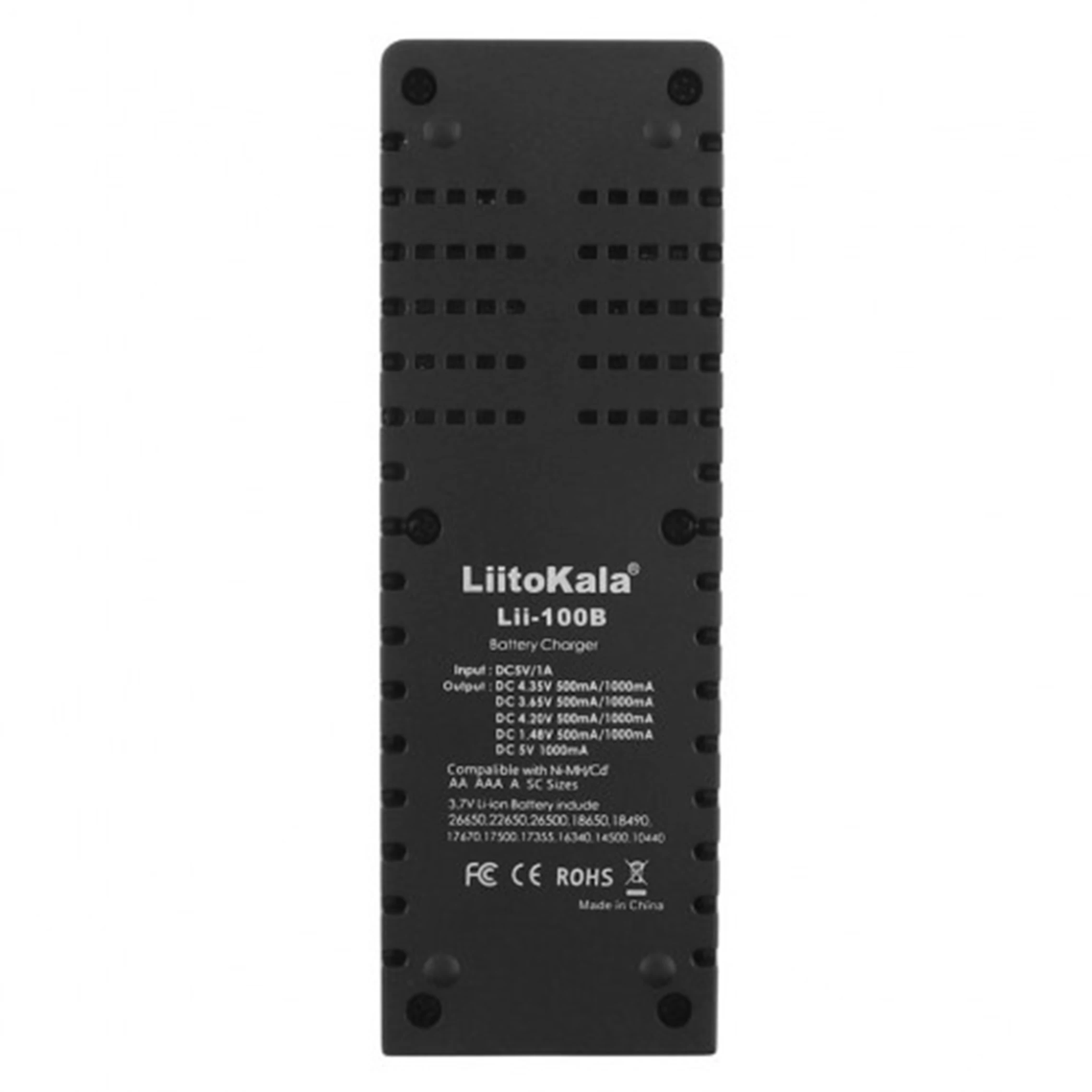 Зарядное устройство LiitoKala Lii-100 для аккумуляторов: 18650 26650 16340 1 2 в Ni-MH | Электроника