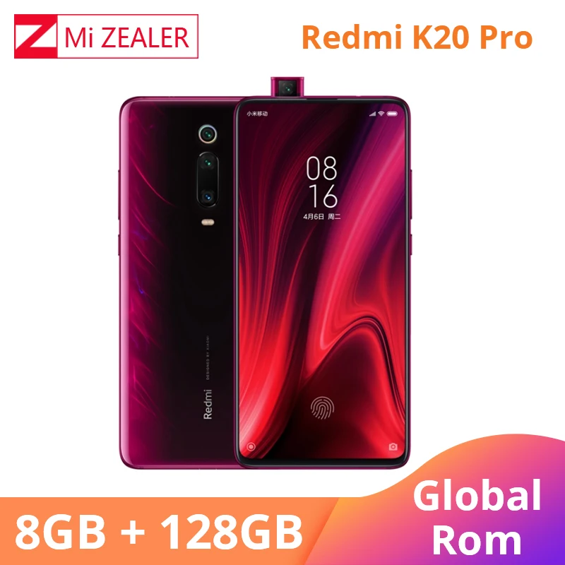 Оригинальный Смартфон Xiaomi Redmi K20 Pro с глобальной прошивкой 8 Гб ОЗУ 128 ГБ