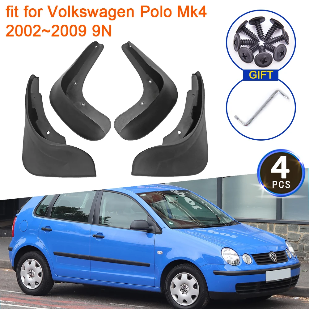 Для Volkswagen VW Polo Mk4 2002 2003 2004 2005 2006 2007 2008 2009 9N брызговики щиток крыло аксессуары |