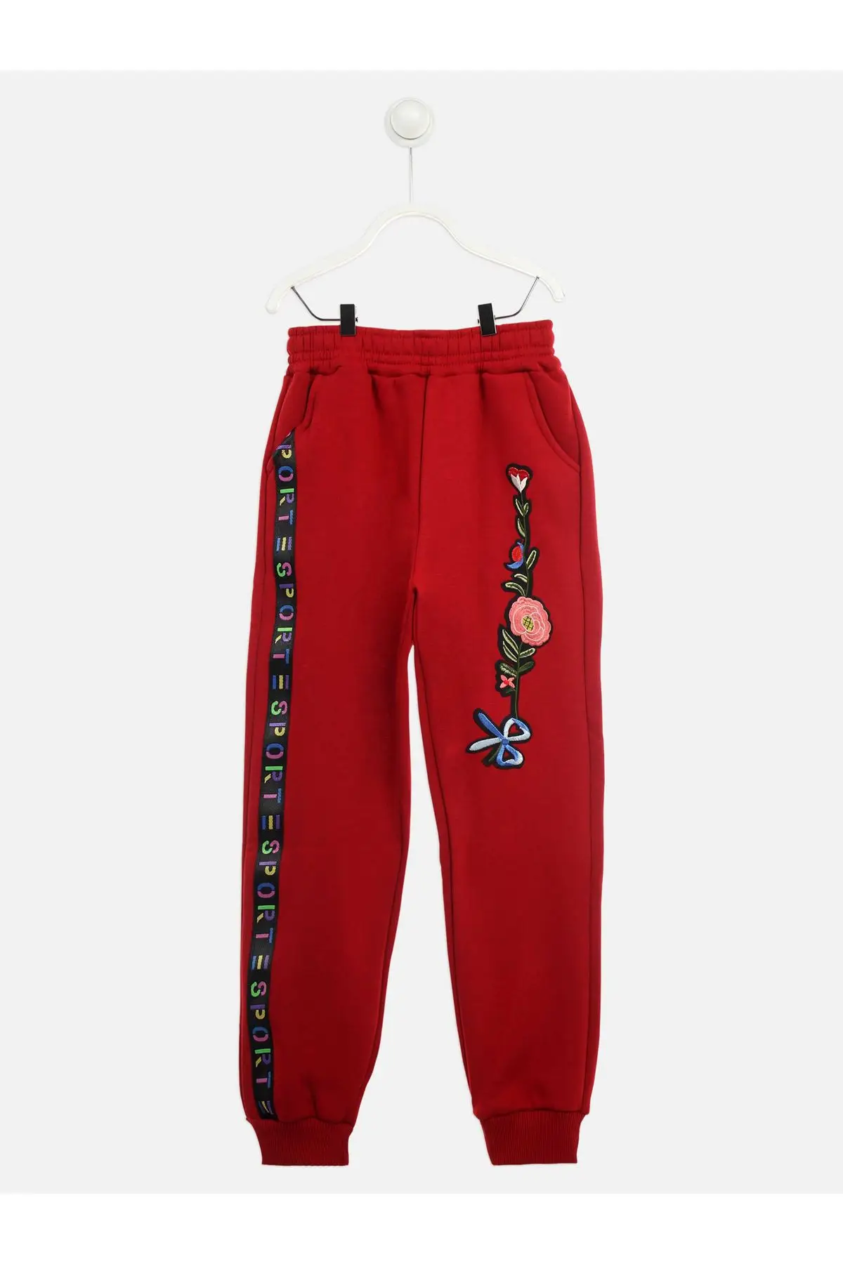 Красные зимние спортивные штаны для мальчиков и девочек | Мать ребенок