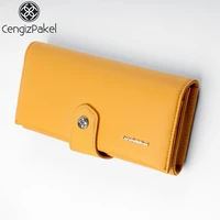 luxury women wallet zipper coin and cell phone pocket female wallet card holder ladies red clutch bag high quality yellow