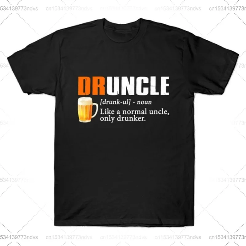 

Men T Shirt Hip Hop Bla Tshirt Harajuku Streetweadefinition of druncle like a norl uncle only dru T Shirt Summer Short Sleev