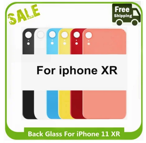 Задняя панель (крышка) с увеличенным отверстием для iPhone X/XS XS Max XR С ЕВРОЗНАКОМ.