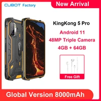 in stock cubot kingkong 5 pro 8000mah android 11 rugged smartphone ip68ip69k global version 4gb64gb dual speaker nfc