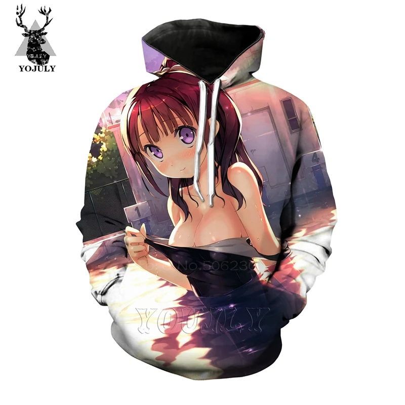Ahegao, толстовки, Модная белая мужская Толстовка, 3d принт, аниме, сексуальный лоли, толстовка в стиле хип-хоп, с круглым вырезом, уличная одежда, топы, странные вещи