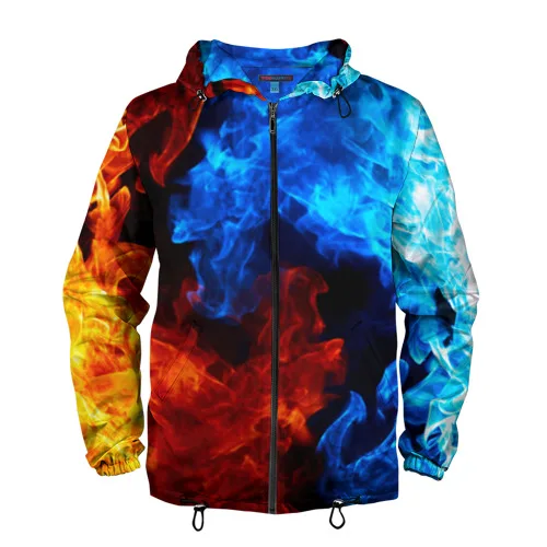 Мужская ветровка 3D Абстракция для мужчин спорта и отдыха путешествий