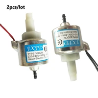 2pcs oil pump power pump 30dcb 18w 110v 220v for smoke fog machine accessories electromagnetic pump smoke steam iron fogger