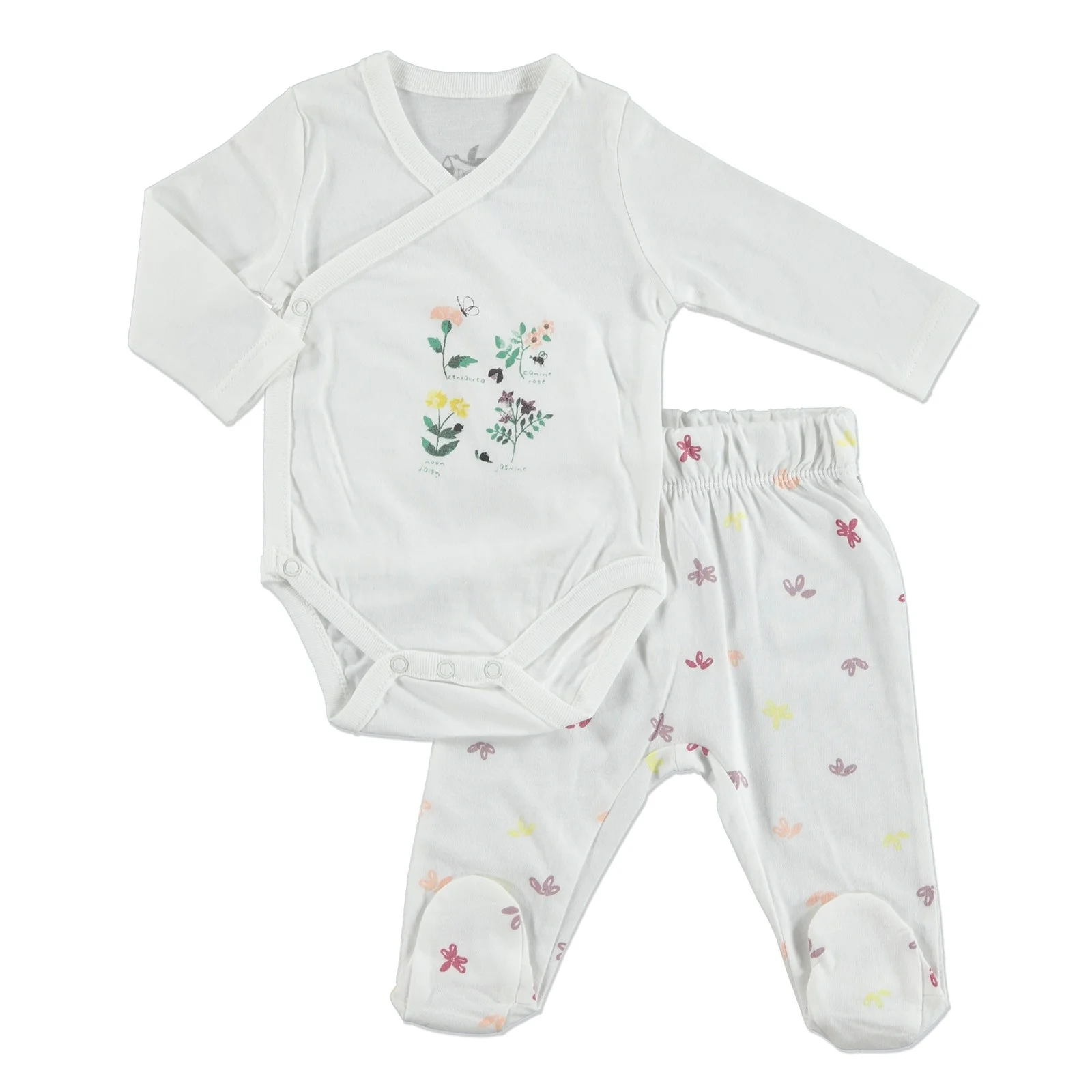 Ebebek/Модный летний костюм для новорожденных с клубничкой и конфетами Комплект со