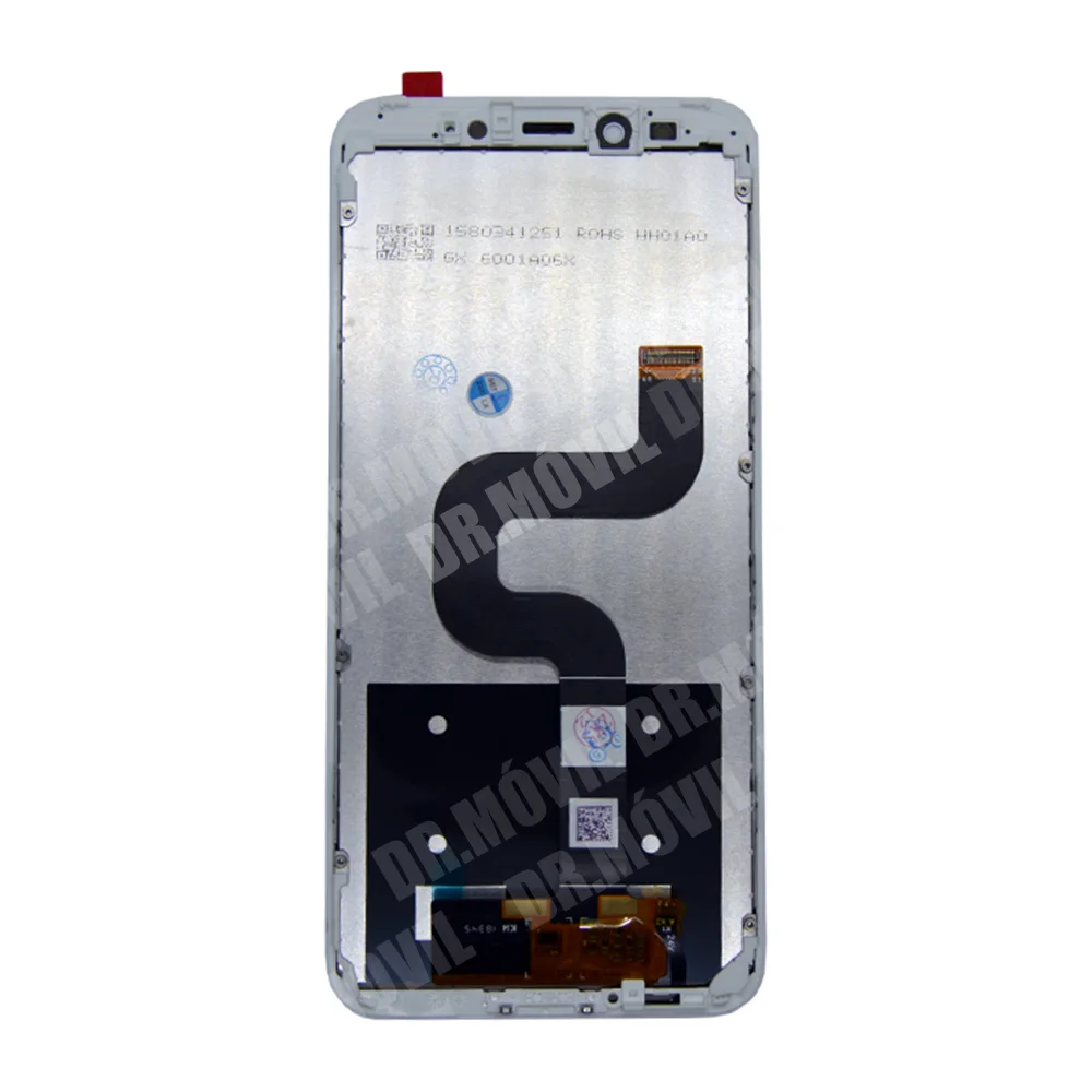 Экран LCD для Xiaomi Mi A2 / 6X 6 дюймов белый с рамкой рамки intermedio Plaza España|Экраны мобильных