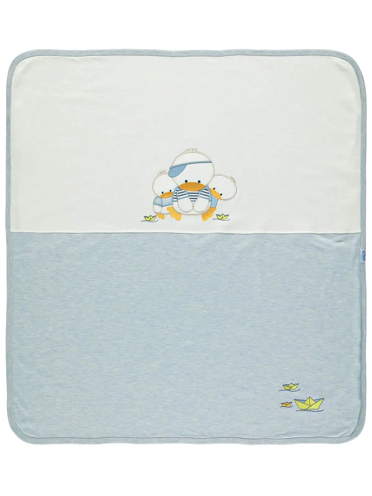 

Civil Baby Boy Combed Cotton Double Layer Blanket 80x90 cm Blue Color 100% Cotton