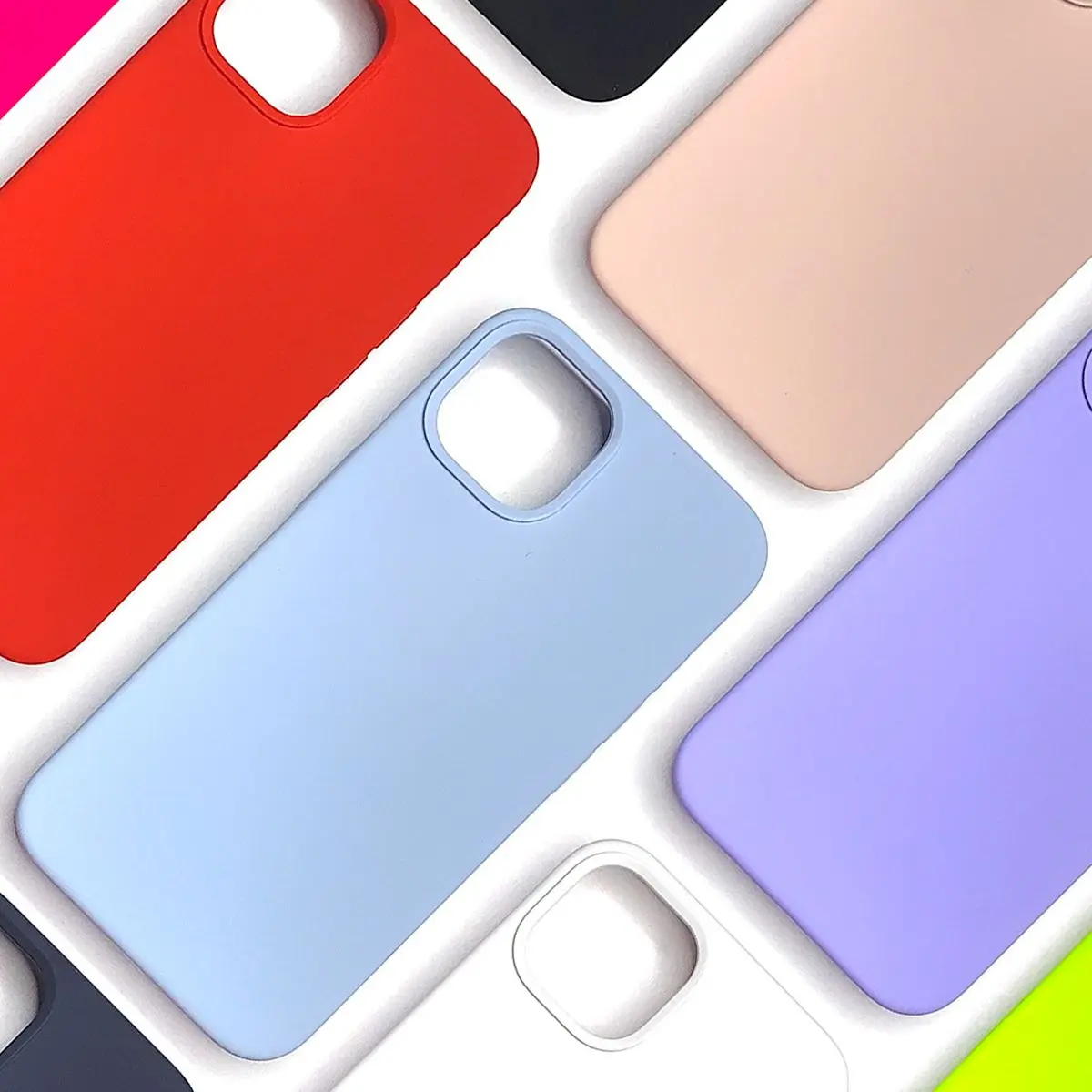 For iPhone 7 8 Plus Case Luxury Original Liquid Silicone Soft Cover 11 12 13 Pro X XR XS Max Shockproof Phone |