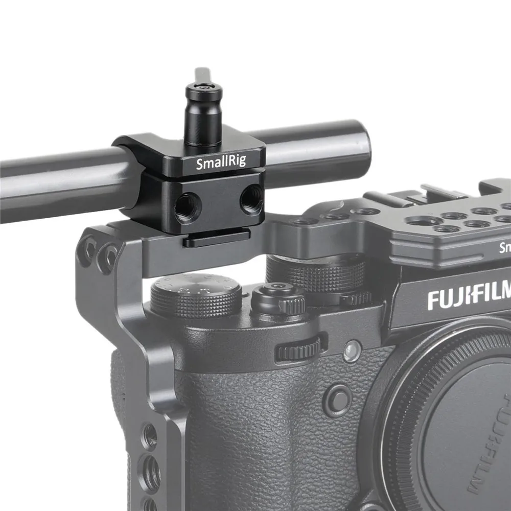 SmallRig 15 мм стержневой зажим с башмаком для DSLR камеры Rigs аксессуар 1/4 &quotмонтажные