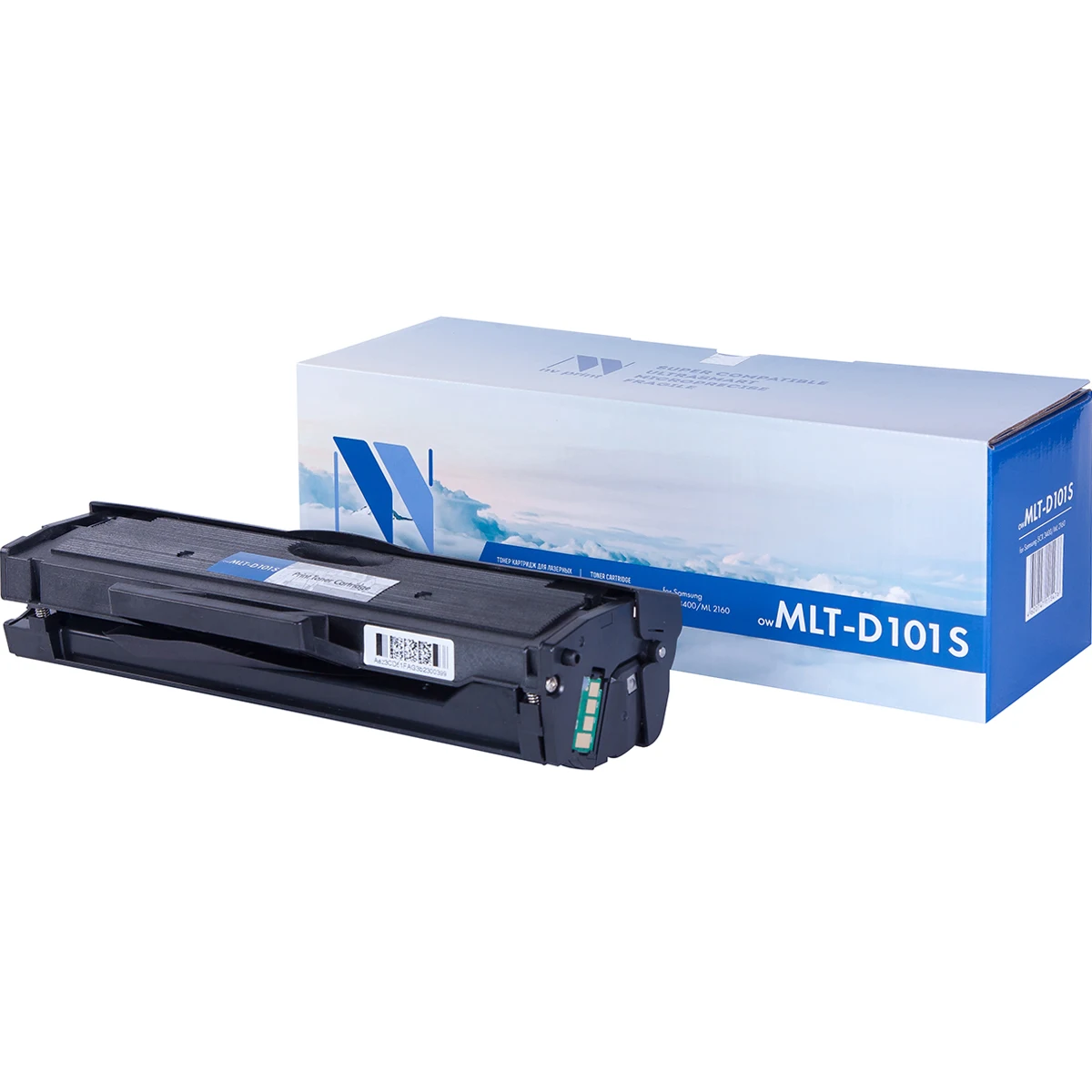 Картридж NV Print совместимый MLT-D101S для Samsung ML-2160/ML-2165/ML-2165W/SCX-3400/3400F/3405/3405F/3405FW/3405W 1500к |