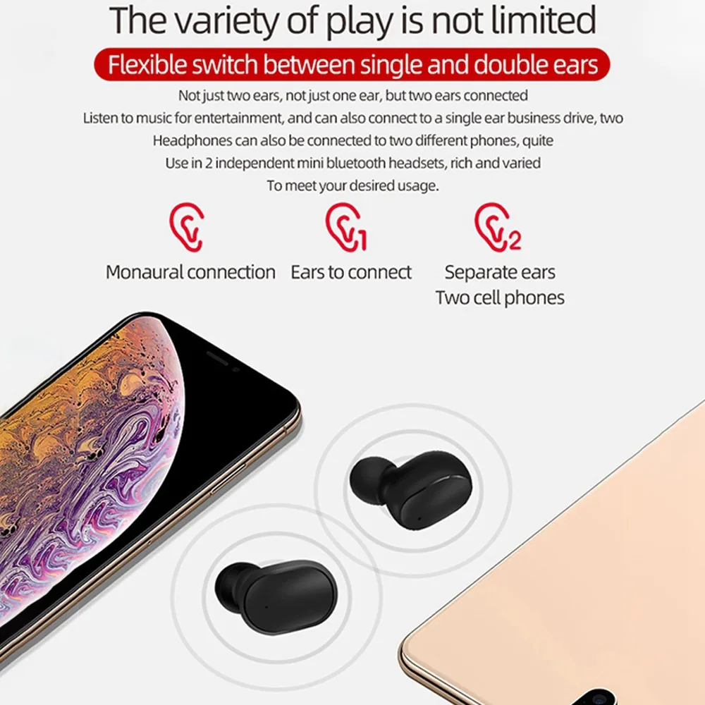 Спортивные Hi-Fi стереонаушники FLOVEME с Bluetooth для Huawei P40 P30 Pro беспроводные наушники V5.0