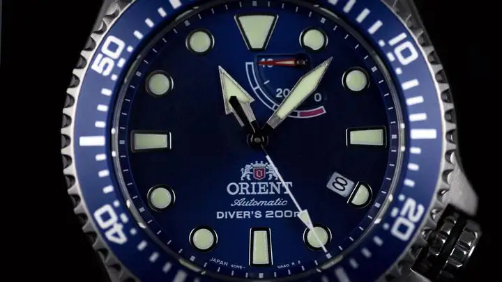 Orient Тритон Мужские автоматические часы RA EL0002L Сталь сапфир diver мужские синий циферблат сапфировое стекло