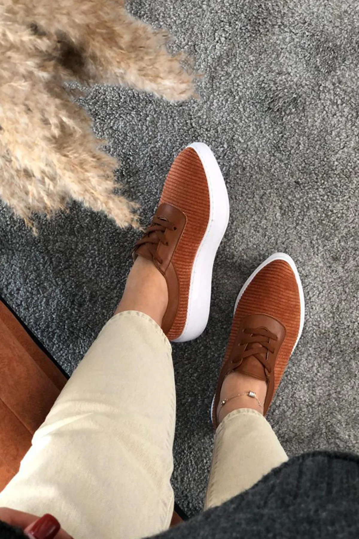 

Dieci Women Tan Sports Shoes new season sneaker stylish design women's fashion