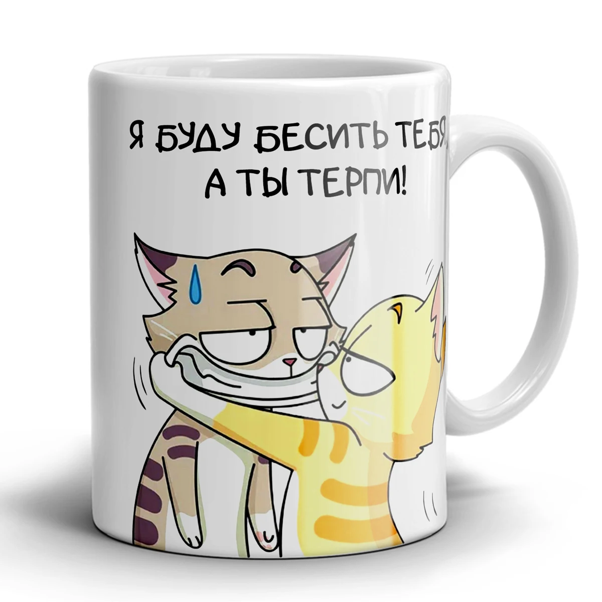 Кружка KP1129 Я буду бесить тебя а ты терпи. |